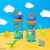 imageZak Designs Sonic the Hedgehog Atlantic Kids Water Bottle For School or Travel 16oz Durable Plastic Water Bottle With Straw Handle and LeakProof Spout Cover 2Pack Sonic Knuckles Tails AmyBlippi
