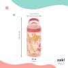 imageZak Designs Sonic the Hedgehog Atlantic Kids Water Bottle For School or Travel 16oz Durable Plastic Water Bottle With Straw Handle and LeakProof Spout Cover 2Pack Sonic Knuckles Tails AmyFanciful Unicorn and Happy Fruit