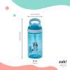 imageZak Designs Sonic the Hedgehog Atlantic Kids Water Bottle For School or Travel 16oz Durable Plastic Water Bottle With Straw Handle and LeakProof Spout Cover 2Pack Sonic Knuckles Tails AmyBluey  Bingo