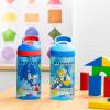 imageZak Designs Sonic the Hedgehog Atlantic Kids Water Bottle For School or Travel 16oz Durable Plastic Water Bottle With Straw Handle and LeakProof Spout Cover 2Pack Sonic Knuckles Tails AmySonic