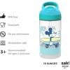imageZak Designs Sonic the Hedgehog Atlantic Kids Water Bottle For School or Travel 16oz Durable Plastic Water Bottle With Straw Handle and LeakProof Spout Cover 2Pack Sonic Knuckles Tails AmyMickey Street Beach