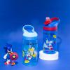 imageZak Designs Sonic the Hedgehog Atlantic Kids Water Bottle For School or Travel 16oz Durable Plastic Water Bottle With Straw Handle and LeakProof Spout Cover 2Pack Sonic Knuckles Tails AmySonic
