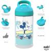 imageZak Designs Sonic the Hedgehog Atlantic Kids Water Bottle For School or Travel 16oz Durable Plastic Water Bottle With Straw Handle and LeakProof Spout Cover 2Pack Sonic Knuckles Tails AmyMickey Street Beach