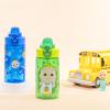 imageZak Designs Sonic the Hedgehog Sage Kids Water Bottle For School or Travel 16oz Durable Plastic Water Bottle With Straw Handle and LeakProof PopUp Spout Cover 2Pack Set Sonic ampamp ShadowCoComelon JJ  Cody