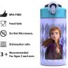 imageZak Designs Sonic the Hedgehog Sage Kids Water Bottle For School or Travel 16oz Durable Plastic Water Bottle With Straw Handle and LeakProof PopUp Spout Cover 2Pack Set Sonic ampamp ShadowElsa  Anna Frozen 2
