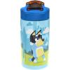 imageZak Designs Sonic the Hedgehog Sage Kids Water Bottle For School or Travel 16oz Durable Plastic Water Bottle With Straw Handle and LeakProof PopUp Spout Cover 2Pack Set Sonic ampamp ShadowBluey Bottle 2pk