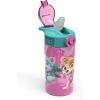 imageZak Designs Sonic the Hedgehog Sage Kids Water Bottle For School or Travel 16oz Durable Plastic Water Bottle With Straw Handle and LeakProof PopUp Spout Cover 2Pack Set Sonic ampamp ShadowPaw Patrol Skye Bottle 2pk