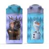 imageZak Designs Sonic the Hedgehog Sage Kids Water Bottle For School or Travel 16oz Durable Plastic Water Bottle With Straw Handle and LeakProof PopUp Spout Cover 2Pack Set Sonic ampamp ShadowElsa  Anna Frozen 2