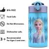 imageZak Designs Sonic the Hedgehog Sage Kids Water Bottle For School or Travel 16oz Durable Plastic Water Bottle With Straw Handle and LeakProof PopUp Spout Cover 2Pack Set Sonic ampamp ShadowElsa  Anna Frozen 2