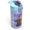imageZak Designs Sonic the Hedgehog Sage Kids Water Bottle For School or Travel 16oz Durable Plastic Water Bottle With Straw Handle and LeakProof PopUp Spout Cover 2Pack Set Sonic ampamp ShadowElsa  Anna Frozen 2