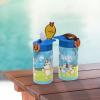 imageZak Designs Sonic the Hedgehog Sage Kids Water Bottle For School or Travel 16oz Durable Plastic Water Bottle With Straw Handle and LeakProof PopUp Spout Cover 2Pack Set Sonic ampamp ShadowBluey Bottle 2pk