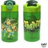 imageZak Designs Sonic the Hedgehog Sage Kids Water Bottle For School or Travel 16oz Durable Plastic Water Bottle With Straw Handle and LeakProof PopUp Spout Cover 2Pack Set Sonic ampamp ShadowTeenage Mutant Ninja Turtles