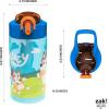 imageZak Designs Sonic the Hedgehog Sage Kids Water Bottle For School or Travel 16oz Durable Plastic Water Bottle With Straw Handle and LeakProof PopUp Spout Cover 2Pack Set Sonic ampamp ShadowBluey Bottle 2pk