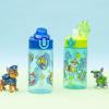 imageZak Designs Sonic the Hedgehog Sage Kids Water Bottle For School or Travel 16oz Durable Plastic Water Bottle With Straw Handle and LeakProof PopUp Spout Cover 2Pack Set Sonic ampamp ShadowPAW Patrol Chase  Friends