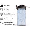imageZak Designs Sonic the Hedgehog Sage Kids Water Bottle For School or Travel 16oz Durable Plastic Water Bottle With Straw Handle and LeakProof PopUp Spout Cover 2Pack Set Sonic ampamp ShadowBaby Yoda Bottle 2pk