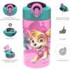 imageZak Designs Sonic the Hedgehog Sage Kids Water Bottle For School or Travel 16oz Durable Plastic Water Bottle With Straw Handle and LeakProof PopUp Spout Cover 2Pack Set Sonic ampamp ShadowPaw Patrol Skye Bottle 2pk