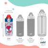 imageZak Designs Sonic the Hedgehog Sage Kids Water Bottle For School or Travel 16oz Durable Plastic Water Bottle With Straw Handle and LeakProof PopUp Spout Cover 2Pack Set Sonic ampamp ShadowSpidey and His Amazing Friends