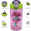 imageZak Designs Sonic the Hedgehog Sage Kids Water Bottle For School or Travel 16oz Durable Plastic Water Bottle With Straw Handle and LeakProof PopUp Spout Cover 2Pack Set Sonic ampamp ShadowTrolls 2 Bottle 2pk