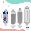 imageZak Designs Sonic the Hedgehog Sage Kids Water Bottle For School or Travel 16oz Durable Plastic Water Bottle With Straw Handle and LeakProof PopUp Spout Cover 2Pack Set Sonic ampamp ShadowDisney Frozen Anna  Elsa
