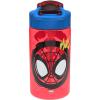 imageZak Designs Sonic the Hedgehog Sage Kids Water Bottle For School or Travel 16oz Durable Plastic Water Bottle With Straw Handle and LeakProof PopUp Spout Cover 2Pack Set Sonic ampamp ShadowSpidey and His Amazing Friends 2pk