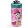 imageZak Designs Sonic the Hedgehog Sage Kids Water Bottle For School or Travel 16oz Durable Plastic Water Bottle With Straw Handle and LeakProof PopUp Spout Cover 2Pack Set Sonic ampamp ShadowPaw Patrol Skye Bottle 2pk