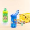 imageZak Designs Sonic the Hedgehog Sage Kids Water Bottle For School or Travel 16oz Durable Plastic Water Bottle With Straw Handle and LeakProof PopUp Spout Cover 2Pack Set Sonic ampamp ShadowCoComelon JJ  Cody