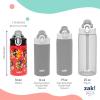 imageZak Designs Sonic the Hedgehog Sage Kids Water Bottle For School or Travel 16oz Durable Plastic Water Bottle With Straw Handle and LeakProof PopUp Spout Cover 2Pack Set Sonic ampamp ShadowSonic  Shadow
