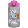 imageZak Designs 155oz Stainless Steel Kids Water Bottle with Flipup Straw Spout  BPA Free Durable Design Frozen Girl SSPaw Patrol Skye