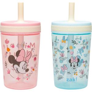 imageZak Designs Dr Seuss Kelso Toddler Cups For Travel or At Home 15oz 2Pack Durable Plastic Sippy Cups With LeakProof Design is Perfect for Kids One Fish Two Fish Red Fish Blue FishDisney Minnie Mouse