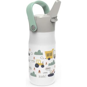 imageZak Designs Harmony Disney Kid Water Bottle for Travel or At Home 14oz Stainless Steel is LeakProof and Vacuum Insulated Minnie MouseCar
