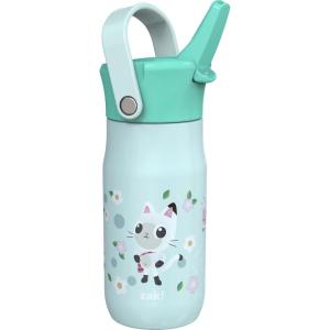 imageZak Designs Harmony Disney Kid Water Bottle for Travel or At Home 14oz Stainless Steel is LeakProof and Vacuum Insulated Minnie MouseGabbys Dollhouse