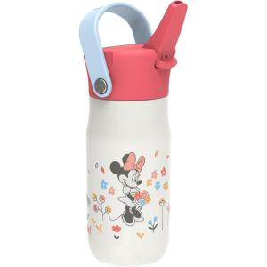 imageZak Designs Harmony Disney Kid Water Bottle for Travel or At Home 14oz Stainless Steel is LeakProof and Vacuum Insulated Minnie MouseMinnie Mouse