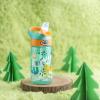 imageZak Designs 175 oz Riverside Bluey Kids Water Bottle with Straw and Built in Carrying Loop Made of Durable Plastic LeakProof Design for Travel 2PK SetDino Camo  Safari