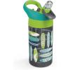 imageZak Designs 175 oz Riverside Bluey Kids Water Bottle with Straw and Built in Carrying Loop Made of Durable Plastic LeakProof Design for Travel 2PK SetMulticolor