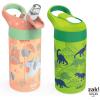 imageZak Designs 175 oz Riverside Bluey Kids Water Bottle with Straw and Built in Carrying Loop Made of Durable Plastic LeakProof Design for Travel 2PK SetUnicorn  Dino Camo