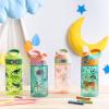 imageZak Designs 175 oz Riverside Bluey Kids Water Bottle with Straw and Built in Carrying Loop Made of Durable Plastic LeakProof Design for Travel 2PK SetUnicorn  Dino Camo