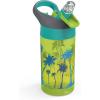 imageZak Designs 175 oz Riverside Bluey Kids Water Bottle with Straw and Built in Carrying Loop Made of Durable Plastic LeakProof Design for Travel 2PK SetMulticolor