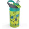 imageZak Designs 175 oz Riverside Bluey Kids Water Bottle with Straw and Built in Carrying Loop Made of Durable Plastic LeakProof Design for Travel 2PK SetMulticolor