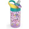imageZak Designs 175 oz Riverside Bluey Kids Water Bottle with Straw and Built in Carrying Loop Made of Durable Plastic LeakProof Design for Travel 2PK SetCactusFlamingo Pineapple