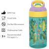imageZak Designs 175 oz Riverside Bluey Kids Water Bottle with Straw and Built in Carrying Loop Made of Durable Plastic LeakProof Design for Travel 2PK SetCactusFlamingo Pineapple