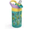 imageZak Designs 175 oz Riverside Bluey Kids Water Bottle with Straw and Built in Carrying Loop Made of Durable Plastic LeakProof Design for Travel 2PK SetCactusFlamingo Pineapple
