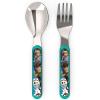 imageZak Designs 5Piece Dinnerware Set Disney Frozen 2  Durable Plastic ampamp Stainless Steel  Includes Water Bottle 8Inch Plate 6Inch Bowl Fork ampamp Spoon  Suitable for Kids Ages 3Toy Story 4