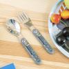 imageZak Designs 5Piece Dinnerware Set Disney Frozen 2  Durable Plastic ampamp Stainless Steel  Includes Water Bottle 8Inch Plate 6Inch Bowl Fork ampamp Spoon  Suitable for Kids Ages 3Lightyear