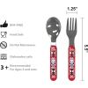imageZak Designs 5Piece Dinnerware Set Disney Frozen 2  Durable Plastic ampamp Stainless Steel  Includes Water Bottle 8Inch Plate 6Inch Bowl Fork ampamp Spoon  Suitable for Kids Ages 3Spidey and His Amazing Friends