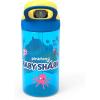 imageZak Designs Baby Shark Kids Water Bottle with Straw and Built in Carrying Loop Made of Durable Plastic LeakProof Design 16 oz BBSAT381Baby Shark