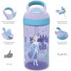 imageZak Designs Baby Shark Kids Water Bottle with Straw and Built in Carrying Loop Made of Durable Plastic LeakProof Design 16 oz BBSAT381Elsa