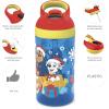 imageZak Designs Baby Shark Kids Water Bottle with Straw and Built in Carrying Loop Made of Durable Plastic LeakProof Design 16 oz BBSAT381Paw Patrol