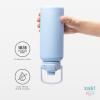 imageZak Designs Beacon Straw Lid Water Bottle for Travel or At Home 32oz Stainless Steel is LeakProof and Vacuum Insulated with Silicone Spout Cover Carry Handle Protective Base Vanilla YellowVanilla Yellow