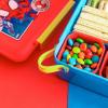imageZak Designs Blippi Reusable Plastic Bento Box with LeakProof Seal Carrying Handle Microwave Steam Vent and Individual Containers for Kids Packed Lunch 3Piece SetSpidey And His Amazing Friends