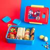 imageZak Designs Blippi Reusable Plastic Bento Box with LeakProof Seal Carrying Handle Microwave Steam Vent and Individual Containers for Kids Packed Lunch 3Piece SetSpidey And His Amazing Friends